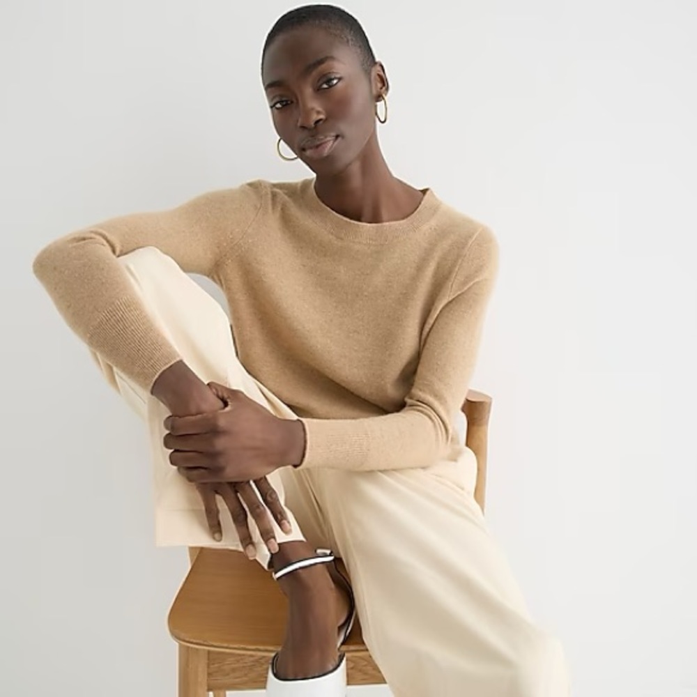 J.Crew Cashmere classic-fit crewneck sweater